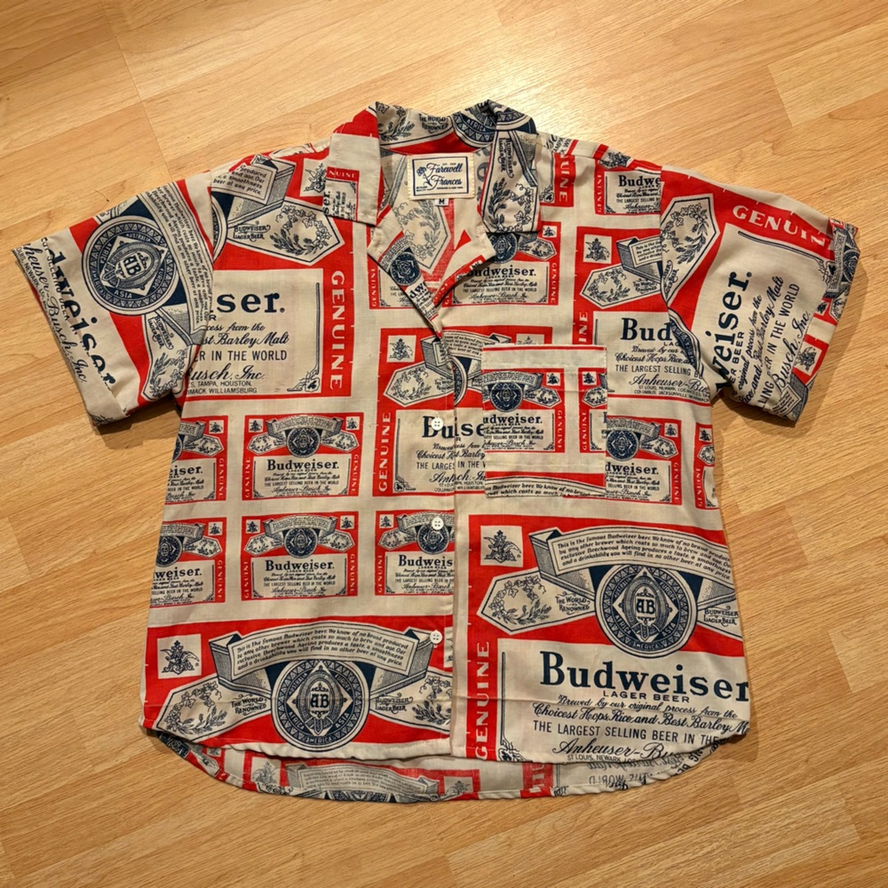 Farewell Frances Budweiser Top Medium